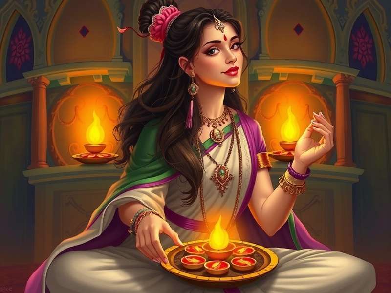 Celebrating Diwali in Indian Warlock Mystic Indian Warlock Mystic Diwali Event